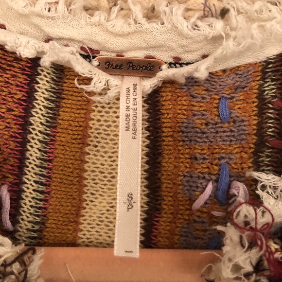 Free People Multi-Pattern Button Blouse - Picture 4 of 5